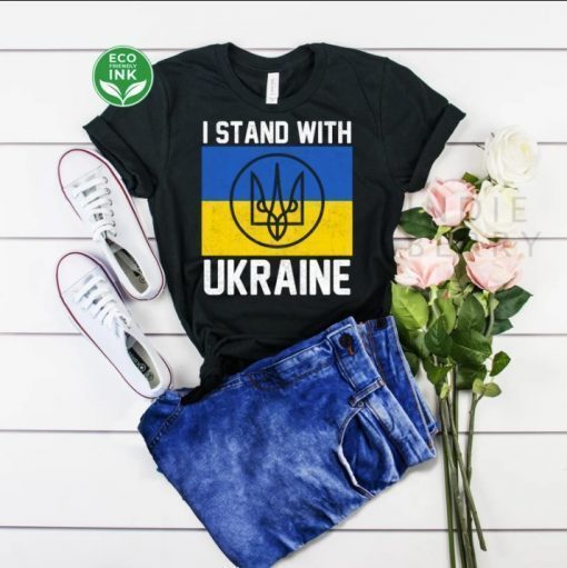 TShirt Ukraine I Stand With Ukraine Ukrainian Support Stop War Stop Putin