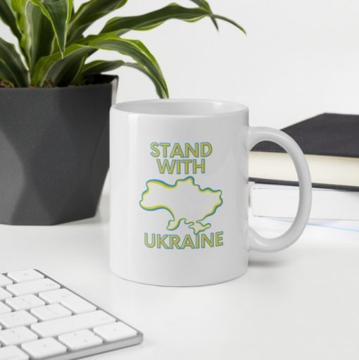 Mug Stand With Ukraine 2022