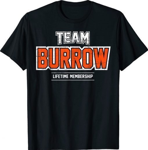 Team Burrow Proud Family Last Name Surname Shirt