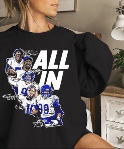 ALL IN !!! Los Angeles Rams Champions Unisex Shirts