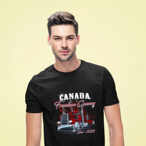 TShirt Canada Freedom Convoy 2022, Support Truckers 2022