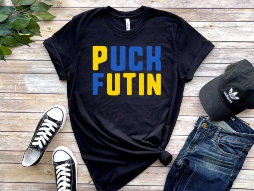 Puck Futin, No War Ukraine Stand With Ukraine Unisex Shirts