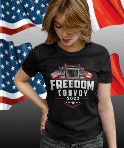 Funny Canada Freedom Convoy 2022 ,Free Truckers Jan 2022 T-Shirt