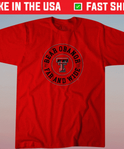 TEXAS TECH BASKETBALL KEVIN OBANOR BEAR OBANOR FAR AND WIDE SHIRT