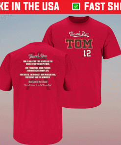 Thank You Tribute Tampa Bay Football Shirt