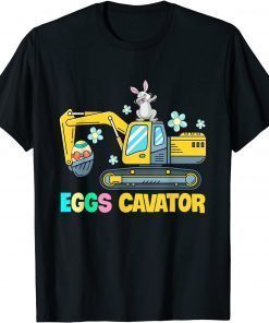 Easter Egg Hunt For Boys Kids Toddlers Funny Excavator Truck Shirts