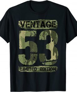 69 Years Old Vintage 1953 69th Birthday Decoration Men Women Tee Shirts
