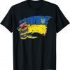 Vintage Ukraine Ukrainian Flag Pride Ukraine Flag Symbol Tee Shirts