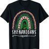 TShirt Shenanigans Squad ,St Patrick's Day Rainbow Shamrock