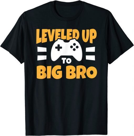 Funny Big Brother Leveled Up Toddler Controller Shirt