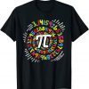Official 3.14 Pi Pop Art Spiral Math Science Geek Pi Day STEM Teacher TShirt