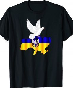 Ukraine with Peace Yes to Peace Classic TShirt