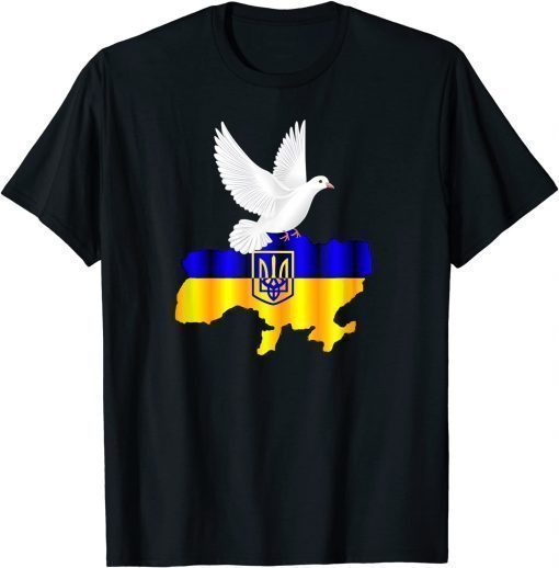 Ukraine with Peace Yes to Peace Classic TShirt