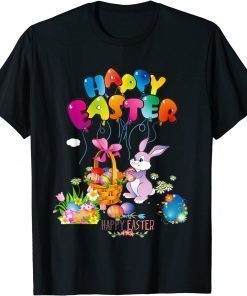 Happy Easter Day Bunny Spring Gnome Easter Egg Hunting 2022 TShirt