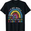 Classic Autism Awareness Rainbow I See Your True Colors Puzzle Piece TShirt