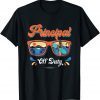 Vintage Principal Off Duty Last Day Of School Sunglasses Shirt