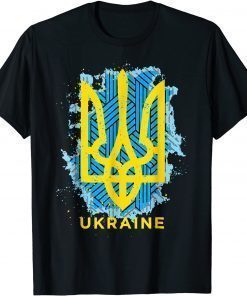 UKRAINE FLAG SYMBOL, Ukraine Flag and Trident Ukrainian Unisex Shirts