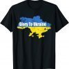 Classic Glory To Ukraine ,Ukrainian Country Flag TShirt