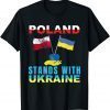 Classic Poland stands with Ukraine Polish Ukraine TShirt