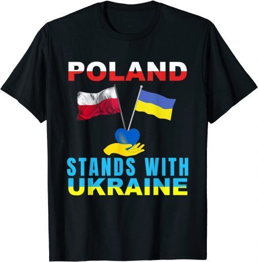 Classic Poland stands with Ukraine Polish Ukraine TShirt