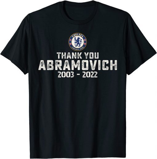 Thank You Roman Abramovich Chelsea Soccer Club Shirt