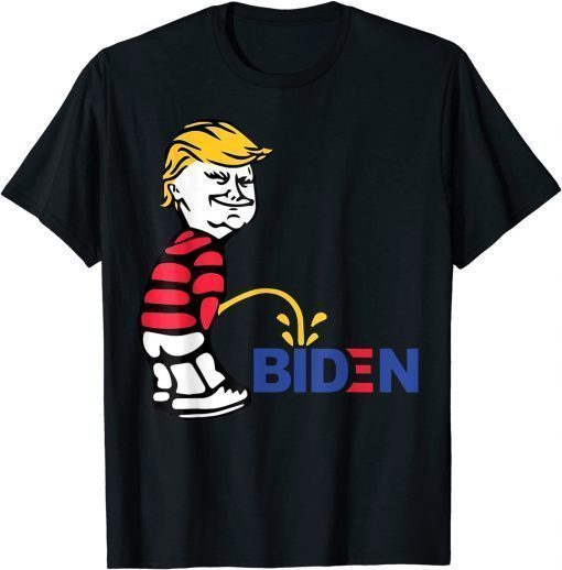 Trump Peeing on Biden Pissing Anti Biden Pro Trump 2022 T-Shirt