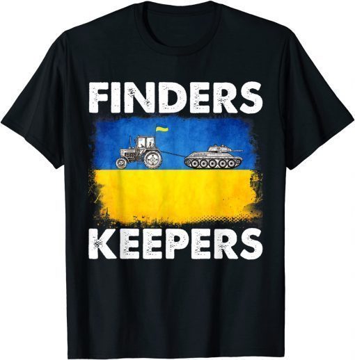 Classic Finder Keeper Funny Ukrainian Farmer Steals TShirt