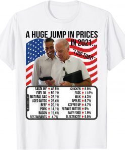 2022 Biden High Prices Inflation Bad Economy Gas Supply Chain Dem T-Shirt