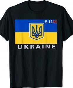 T-Shirt 5.11 Ukraine Flag President Zelensky Support Ukraine