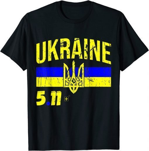 TShirt 5.11 Ukraine Flag President Zelensky Support Ukraine