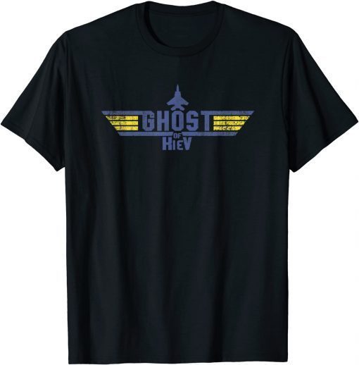 Ghost of Kiev Ukrainian Pilot Ace Putin I Stand with Ukraine Unisex T-Shirt