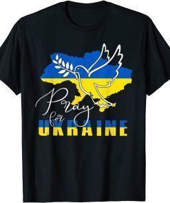 Official Pray For Ukraine ,Dove Flag I Stand With Ukraine Shirts
