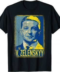 T-Shirt Support Ukraine I Stand With Ukraine Volodymyr Zelenskyy 2022