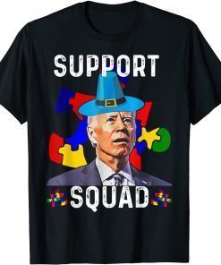 Shirt Joe Biden Support Squad Autism Awareness Puzzle Piece