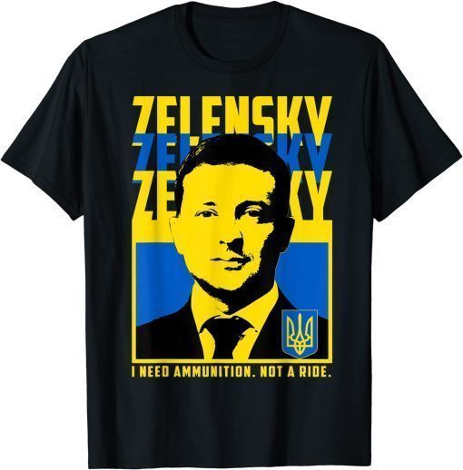Official Volodymyr Zelensky, Ukraine Ukrainian Flag Shirt T-Shirt