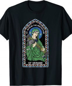 St. Javelin The Protector of Ukraine St Stand With Ukraine Unisex T-Shirt