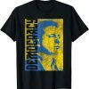 Classic Ukraine Flag President Zelensky Support Ukraine T-Shirt