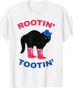 T-Shirt Rootin Tootin Cowboy Cat Shirt, Rootin Tootin Cat