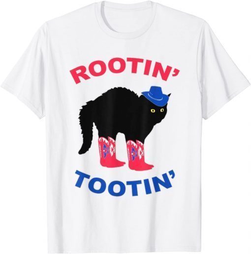 T-Shirt Rootin Tootin Cowboy Cat Shirt, Rootin Tootin Cat