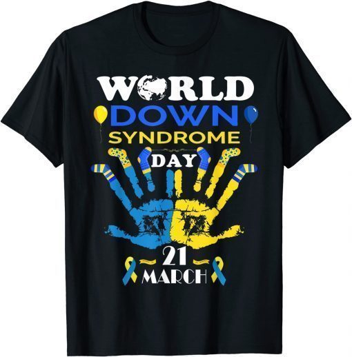 2022 World Down Syndrome Day Awareness Socks and Support 21 March Classic T-Shirt