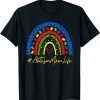 Autism Mom Life Rainbow Leopard Mother’s Day Tee Shirts