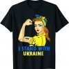 T-Shirt Support Ukraine I Stand With Ukraine Ukrainian Flag