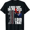Biden A Huge Jump In High Prices Inflation Gas Prices Memes Shirt