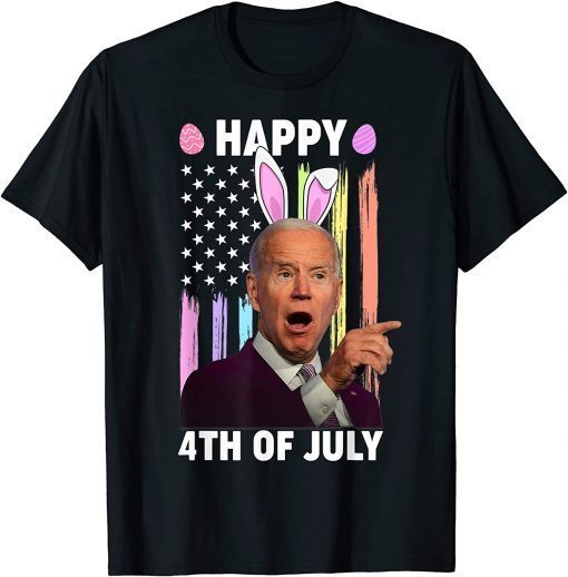 Biden Happy 4th Of July Confused Easter Biden Bunny Tee Shirts