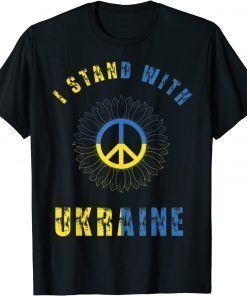 Official Sunflower Vintage Ukraine Ukrainian Flag Ukraine Flag Pride TShirt