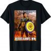 T-Shirt Volodymyr Zelensky Heroes Always Win Ukraine Flag