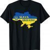 Slava Ukraini Glory to Ukraine, Support Ukrainian Flag Shirts