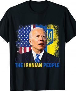 Official Support Ukraine The Iranian People Anti Biden meme TShirt