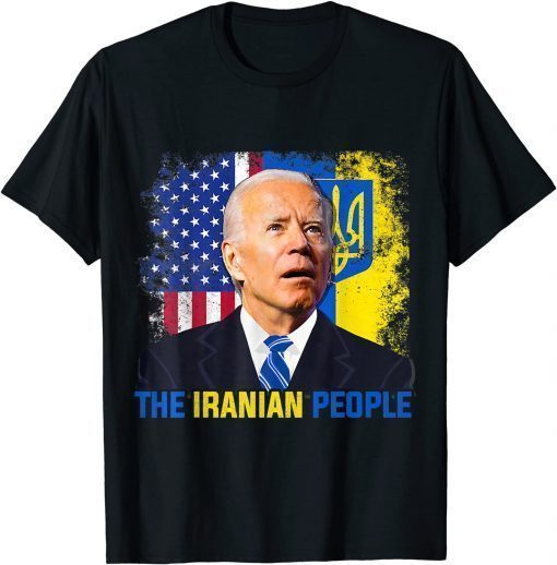 Official Support Ukraine The Iranian People Anti Biden meme TShirt