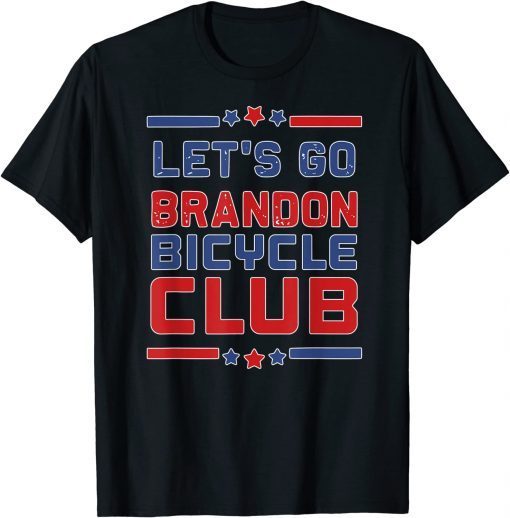 Anti Biden Social Club Biden Bike Democrat Republican USA T-Shirt